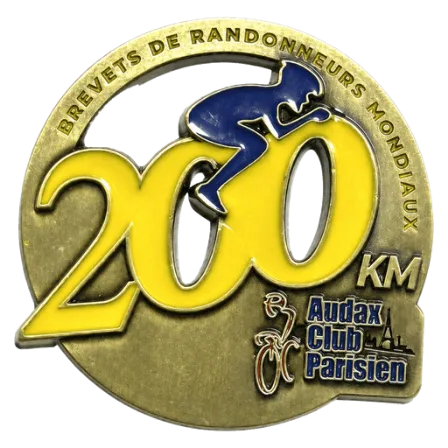200 km brevet medal