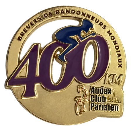 400 km brevet medal