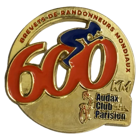 600 km brevet medal